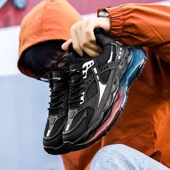 Модная мужская обувь Кроссовки Мужские теннисные туфли Роскошная мужская повседневная обувь Кроссовки для бега Дышащая обувь Модные мокасины Кроссовки для мужчин 39