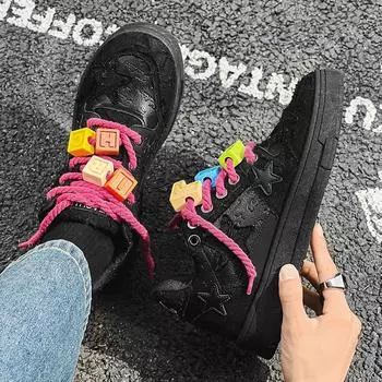 Модная мужская обувь, кроссовки на шнуровке, модная женская обувь, разноцветная, для пар, для скейтбординга, удобная повседневная обувь для мужчин 37 зелёный