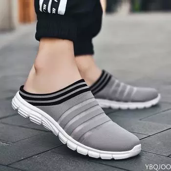 Модная мужская обувь, легкая, удобная, дышащая, летняя обувь 2024 года, женская обувь на плоской подошве, большие размеры 35-46, повседневная обувь для прогулок на открытом воздухе, мужская обувь 35