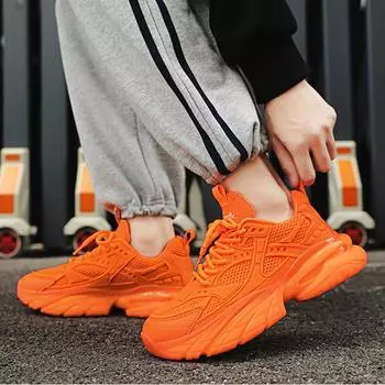 Модная мужская обувь, повседневная обувь, мужская нескользящая спортивная обувь для отдыха на открытом воздухе, женская и мужская спортивная обувь для пар, дышащие кроссовки для бега, сетка 39 чёрный