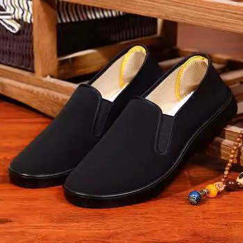 Модная мужская обувь повседневные кроссовки 2020 однотонные легкие удобные мокасины без застежек обувь ofertas de zapatosrtg6 6.5 чёрный