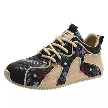 Модная мужская обувь Повседневные кроссовки 2025 Весна Новая мода На шнуровке Противоскользящая Износостойкая Удобная Спортивная обувь для улицы Zapatillas 39 хаки