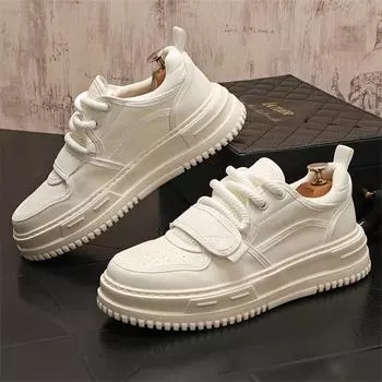 Модная мужская обувь, сетчатая дышащая повседневная обувь, кроссовки на платформе со шнуровкой, удобные кроссовки для бега для мужчин, кроссовки Tenis Masculino 38 белый