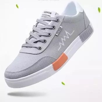 Модная мужская обувь, уличная повседневная обувь. Удобная мужская обувь для ленивых. Мужские кроссовки. Холщовая обувь. Китайские туфли на плоской подошве. 39 серый