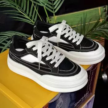 Модная мужская обувь, весенние туфли с маленьким дизайном, кожаные туфли на толстой подошве с круглым носком, повседневная обувь в стиле ретро 39 белый