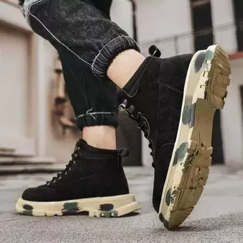 Модная мужская обувь весна осень новые ретро мужские ботинки дешевые в рекламе обувь дизайнер модная 2025 классика предложение Y2k высокое качество 39