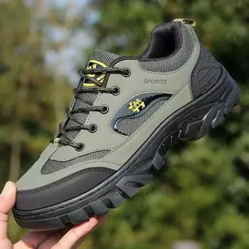 Модная мужская обувь, зимние новые мужские кроссовки, повседневная обувь для походов на открытом воздухе, универсальные и удобные мужские туфли карго 39 чёрный