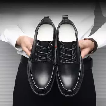Модная мужская повседневная обувь, деловые туфли, плоские черные мужские кожаные формальные туфли, обычная летняя распродажа, дизайнерская обувь класса люкс, размер 45 39