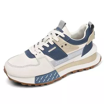 Модная мужская повседневная обувь, корейские трендовые спортивные кроссовки для бега, мужские кроссовки на платформе для баскетбола, мужская обувь, модный уличный стиль 39 хаки