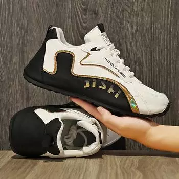 Модная мужская повседневная обувь Кроссовки Мужская обувь для активного отдыха Студенческая обувь 39 белый