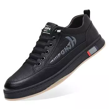 Модная мужская повседневная обувь, простая мужская обувь из натуральной кожи в стиле ретро, элегантная формальная повседневная рабочая обувь, лоферы с бесплатной доставкой 38 чёрный