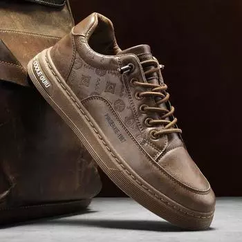 Модная мужская повседневная обувь Простая мужская обувь Летняя мужская спортивная теннисная обувь для бега Винтажный принт Удобные кроссовки для мужчин 39 чёрный