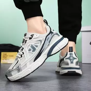 Модная мужская повседневная обувь, сетчатые мужские кроссовки для бега, дышащая нескользящая спортивная обувь, удобная теннисная обувь, мягкая обувь для ходьбы 39