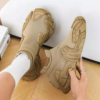 Модная мужская повседневная обувь, спортивная обувь для мужчин, весна-лето 2024, новая дышащая повседневная обувь, мужская обувь, универсальная обувь для папы 39 зелёный