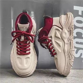 Модная мужская повседневная обувь Tenis Luxury Shoes Trainer Race Breathable Shoes Модные кроссовки для бега для мужчин Platform Shoes Erkek Ayakkab 39 белый