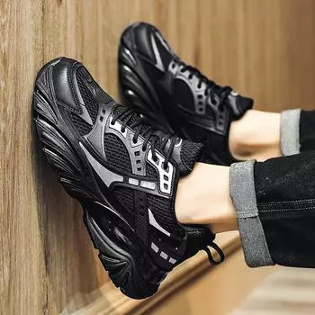 Модная мужская повседневная удобная обувь для студентов и мальчиков, трендовые мужские дышащие спортивные кроссовки с мягкой подошвой для бега 39 бежевый