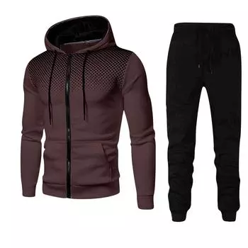 Модная мужская толстовка с капюшоном для мужчин, мужской костюм, весенние женские и мужские комплекты, женский спортивный костюм, спортивная одежда, толстовки + спортивные штаны S светло-серый