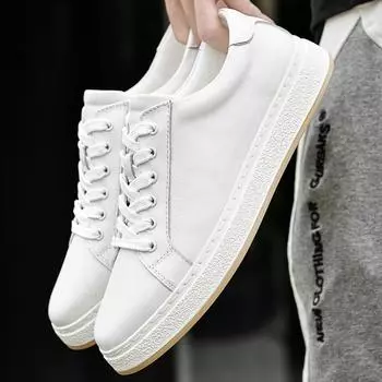 Модная мужская удобная обувь для ходьбы 2024 г. Новое поступление кроссовок для скейтбординга Мужские универсальные дышащие мужские кроссовки Брендовая нескользящая мужская повседневная обувь 38 чёрный