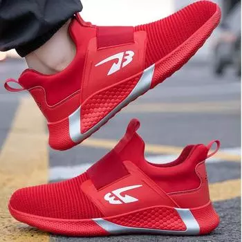 Модная мужская защитная рабочая обувь для мужчин, защитная обувь от проколов, рабочие ботинки со стальным носком, дышащие защитные кроссовки 39 красный