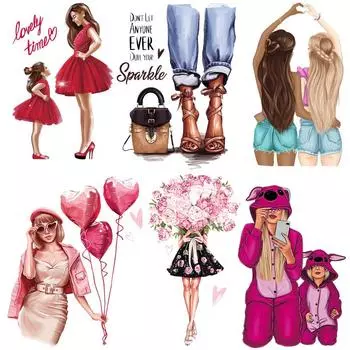 Модная нашивка Термо Наклейка На Одежду Женские Детские Нашивки Для Футболки Термоперенос Для Одежды Аппликация Полоска Термо