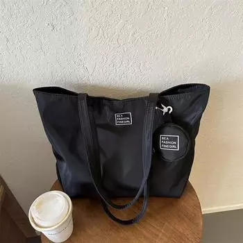 Модная нейлоновая сумка для женщин, новая женская сумка через плечо, модная и вместительная ручная сумка-тоут