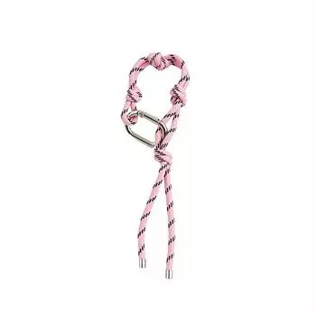 Модная нейлоновая веревка ручной работы для пары, стиль рук и ног, винтажный брелок для ключей, украшение на сумку с бесплатной пряжкой для ключей