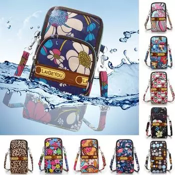 Модная нейтральная нейлоновая спортивная сумка для студентов на открытом воздухе, сумка для телефона, сумка на плечо B