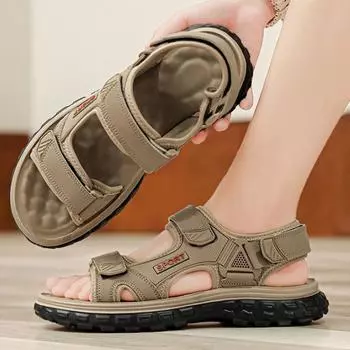 Модная нескользящая мужская обувь для повседневного использования, лето 2024, мужские сандалии, дышащие, для активного отдыха, новое поступление, приветственная сделка, цвет V, повседневные стили 39 39