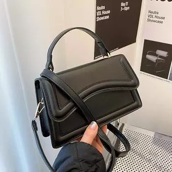 Модная нишевая дизайнерская сумка женская ранняя весна новая женская сумка однотонная повседневная сумка через одно плечо сумка-мессенджер прилив белый