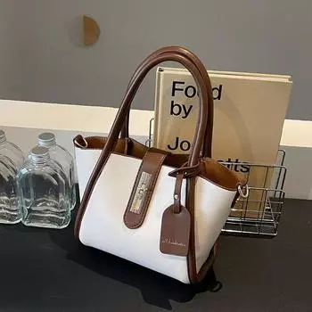 Модная нишевая контрастная цветовая переносная сумка женская сумка сумка через плечо женская сумка через плечо хаки