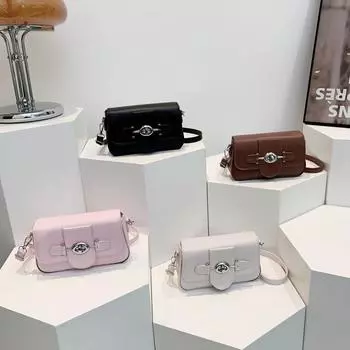 Модная нишевая модная сумка через плечо для женщин, новая летняя ретро-сумка небольшого размера, текстурная сумка на плечо для женщин