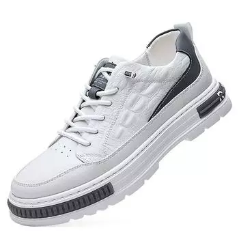 Модная новая мужская обувь с низким берцем. Трендовая универсальная мужская повседневная высококачественная студенческая обувь. Обувь для прогулок на открытом воздухе. Спортивная обувь для бега. 38 чёрный