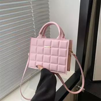 Модная новая сумка через плечо 2024 года, весна, красивая, для отдыха, индивидуальная, большая вместительная сумка-тоут, женская сумка чёрный