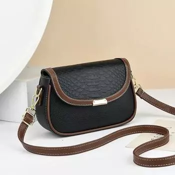 Модная новая сумка через плечо, модная повседневная сумка через плечо, классическая женская маленькая квадратная сумка с крокодиловым узором, сумка-тоут