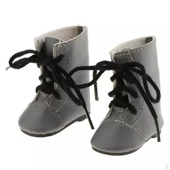 Модная обувь для любителей кукол 14 дюймов - серый