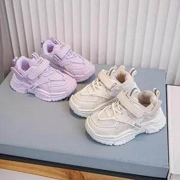 Модная обувь для малышей, для мальчиков и девочек, для маленьких детей, спортивные кроссовки для бега, с воздушной сеткой, дышащие, противоскользящие, высокого качества, мягкие, осенние 21 бежевый
