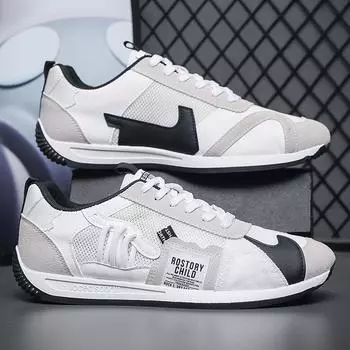 Модная обувь для мужчин, дышащие повседневные кроссовки для ходьбы, сетчатые спортивные кроссовки для мужчин, уличный стиль, кроссовки для бега, мужские, британский стиль 39 зелёный