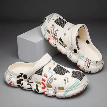 Модная обувь для мужчин Hole Nonslip Casual Man Sandals Discount New Design 2024 Luxury H Adult Buy Comfortable 39 Designer Summer Sale V 38