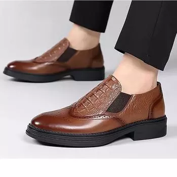 Модная обувь для мужчин из натуральной кожи, повседневные мужские туфли Zapatos Brand, мокасины, дышащие, нескользящие, для вождения, итальянская обувь высшего качества класса люкс для мужчин 38