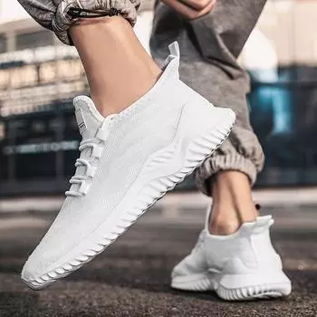 Модная обувь для мужчин, повседневные кроссовки Spadrille Sock Trainers 2024, оптовая продажа, мужские дышащие кроссовки, рабочая обувь для вождения, серфинга, тенниса 39 белый