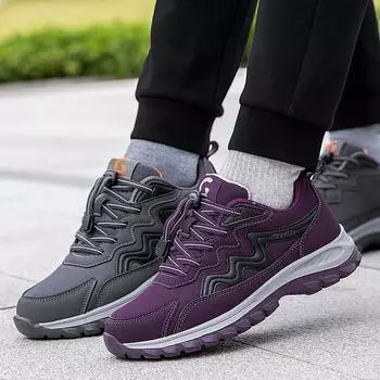 Модная обувь для пожилых людей, новая ****** 2025, сетчатая водонепроницаемая**, повседневная спортивная обувь с одной педалью, пожилая старая ******* тканевая обувь 36