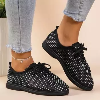 Модная обувь для женщин 2024 года, горячая распродажа, женская обувь на шнуровке, вулканизированная, осенняя, однотонная, повседневная, удобная, большого размера, для ходьбы 36 бежевый