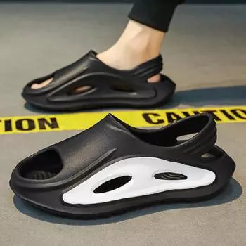 Модная обувь Eva для мужчин, повседневные мужские сандалии, пляжные повседневные, скидка, стильные, новые, летние, низкие цены, тренд 2024 года, купить в приветственной сделке, роскошь 40