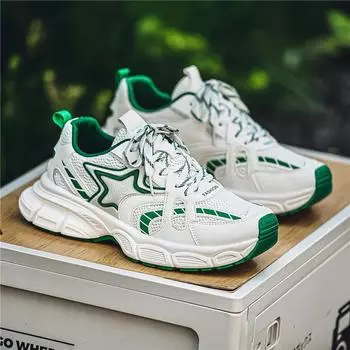 Модная обувь мужская Кроссовки Мужская повседневная Мужская обувь теннис Роскошная обувь Кроссовки для бега Дышащая обувь модные мокасины Кроссовки для мужчин 39 серый