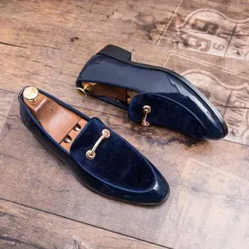 Модная обувь, офисная обувь для мужчин, повседневная обувь, дышащие кожаные мокасины для вождения, удобные туфли без застежек 2024, три цвета 38
