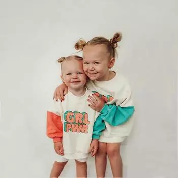 Модная одежда для маленьких девочек, весенняя рубашка с длинными рукавами и принтом для девочек + штаны, одежда для новорожденных 59