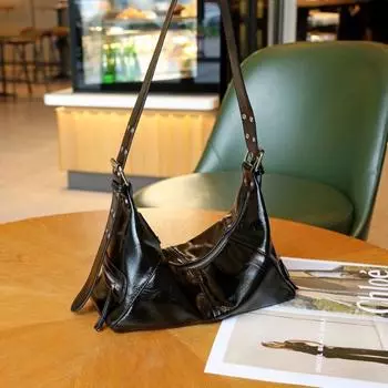 Модная одноплечевая сумка-кроссбоди, нишевая повседневная сумка-тоут большой вместимости