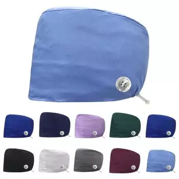 Модная однотонная рабочая кепка, повседневная женская кепка с хвостиком, кепка для стирки, кепка Baotou (круглая кнопка) One Size чёрный