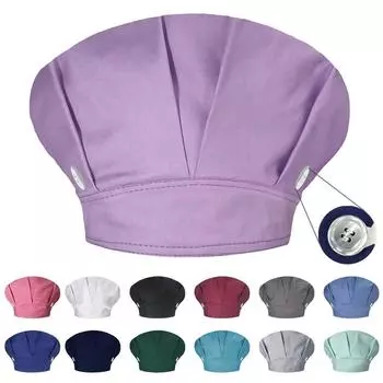 Модная однотонная рабочая кепка, повседневная женская кепка с хвостиком, кепка для стирки, кепка Baotou (круглая кнопка) One Size чёрный