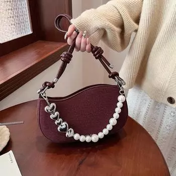 Модная однотонная сумка через плечо из искусственной кожи, модные женские сумки 20225, весенняя повседневная дизайнерская сумка-хобо через плечо чёрный